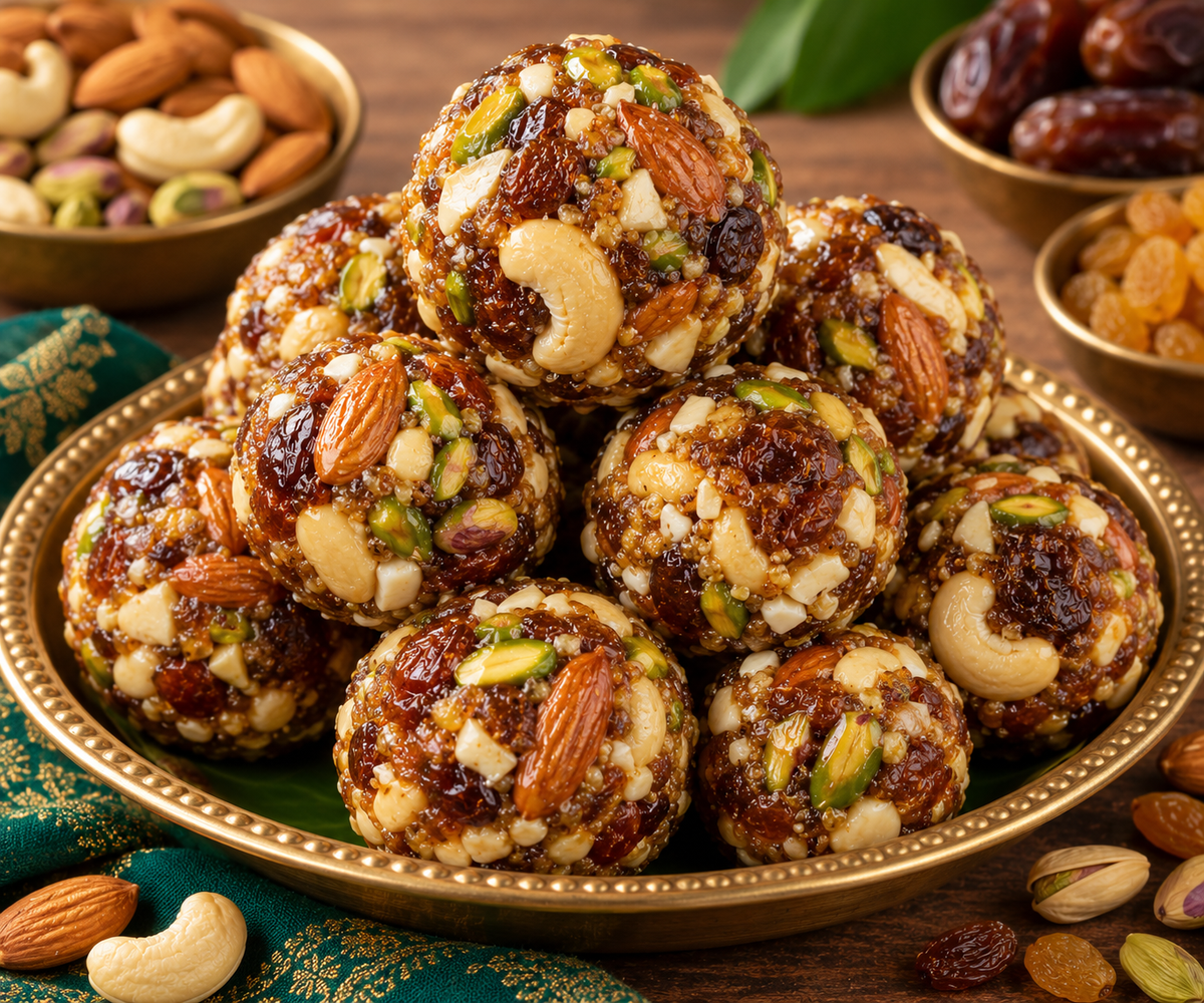 Dry fruit laddu